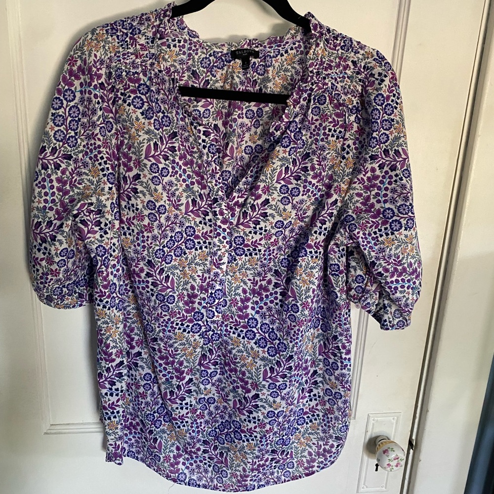 Sz X Talbots 100% Cotton Top